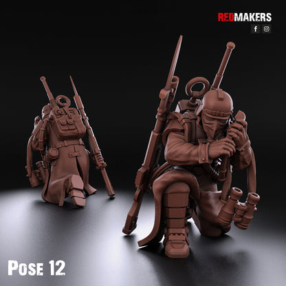 Kill Squad- Death Division- Imperial Force (12-Unit Kit or Single Model) by Adeptus Miniatures
