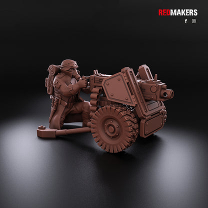Steel Guard-Heavy Weapons Team (10-Unit Kit or Single Model) by RedMakers