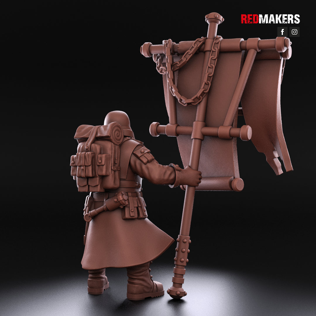 Steel Guard-Command Squad (4-Unit Kit or Single Model) by RedMakers
