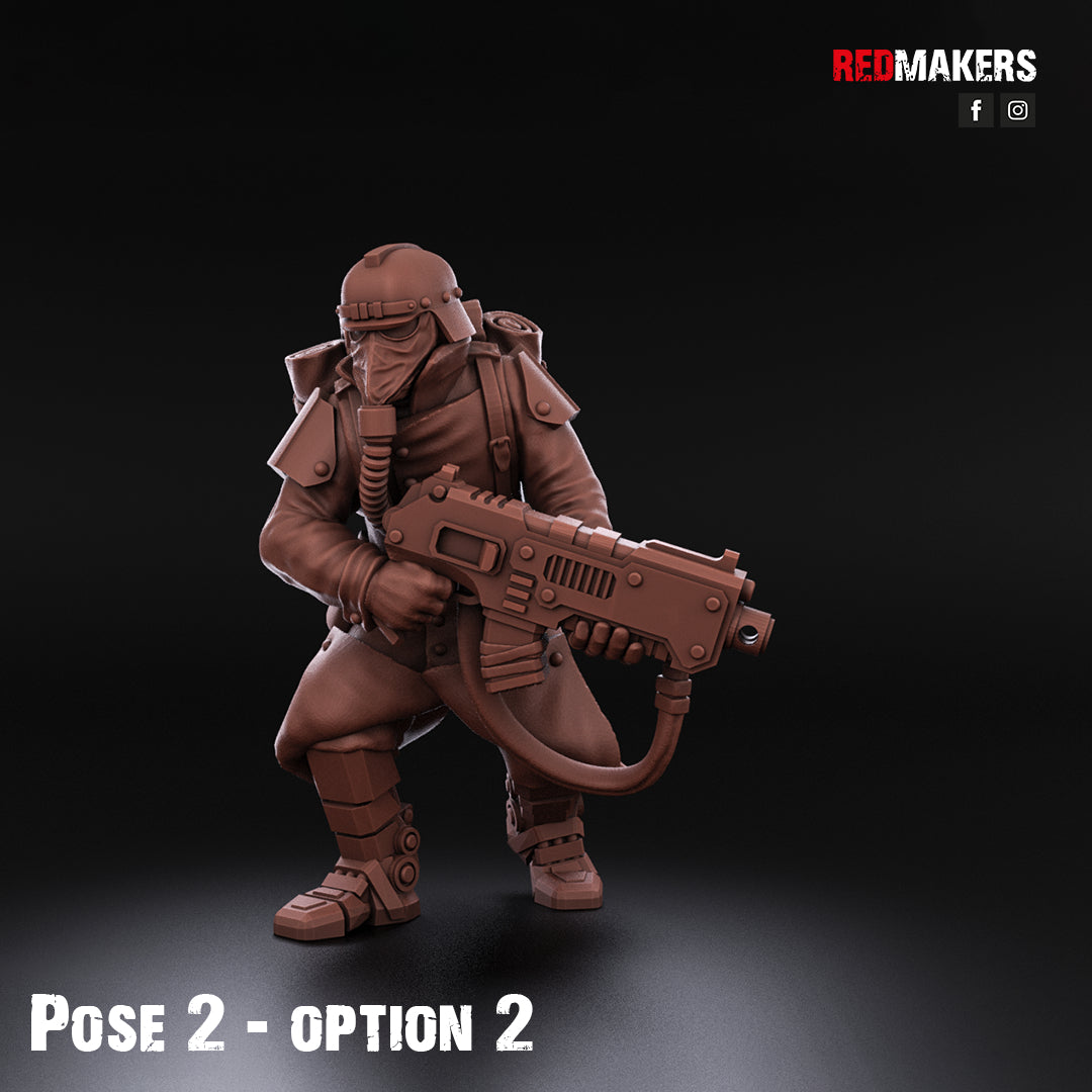Kill Squad- Death Division- Imperial Force (12-Unit Kit or Single Model) by Adeptus Miniatures