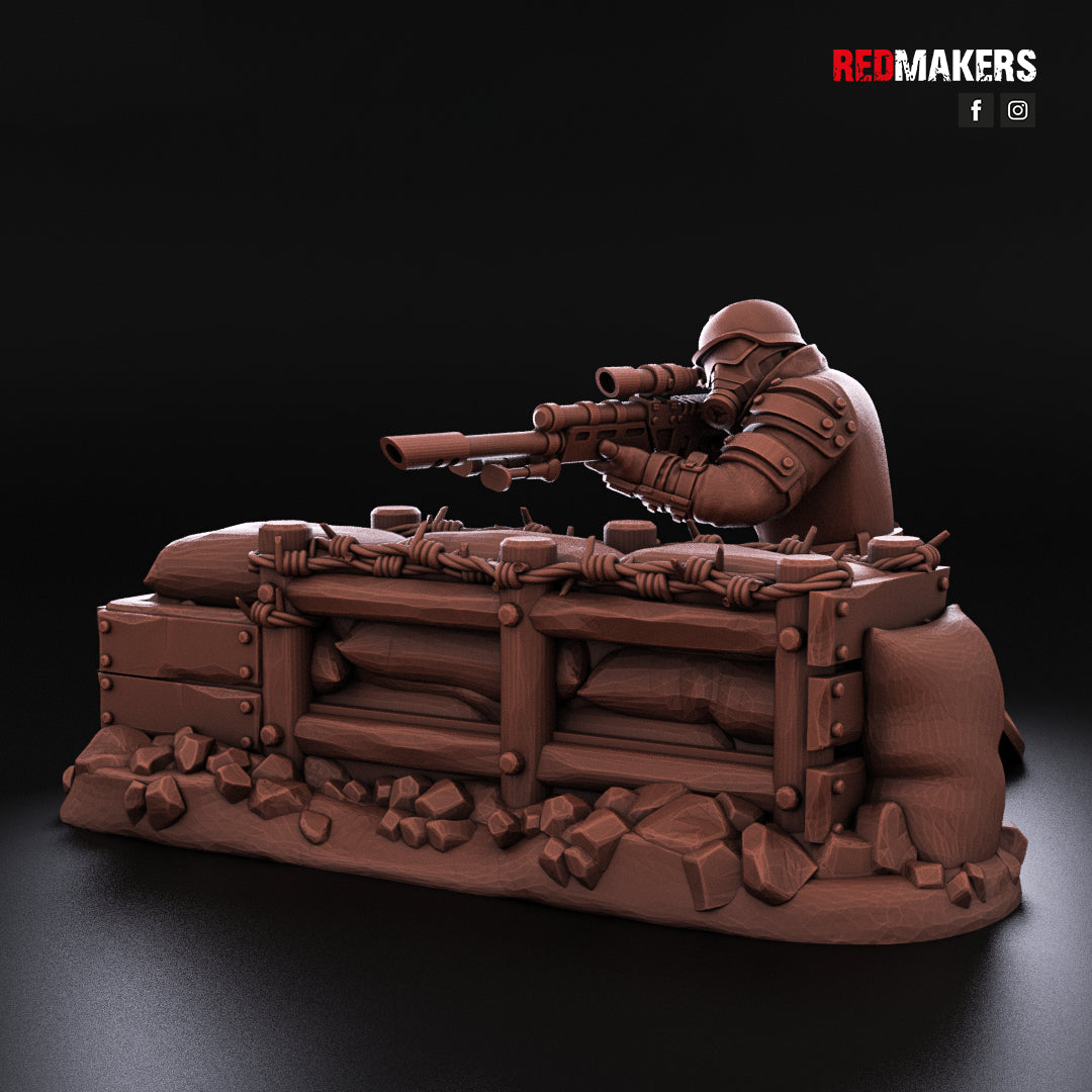 Steel Guard-Snipers (3-Unit Kit or Single Model) by RedMakers