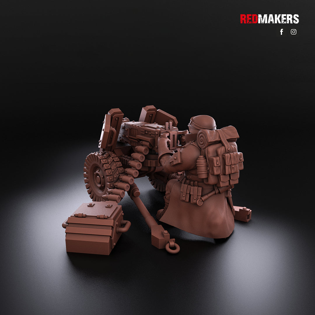Steel Guard-Heavy Weapons Team (10-Unit Kit or Single Model) by RedMakers