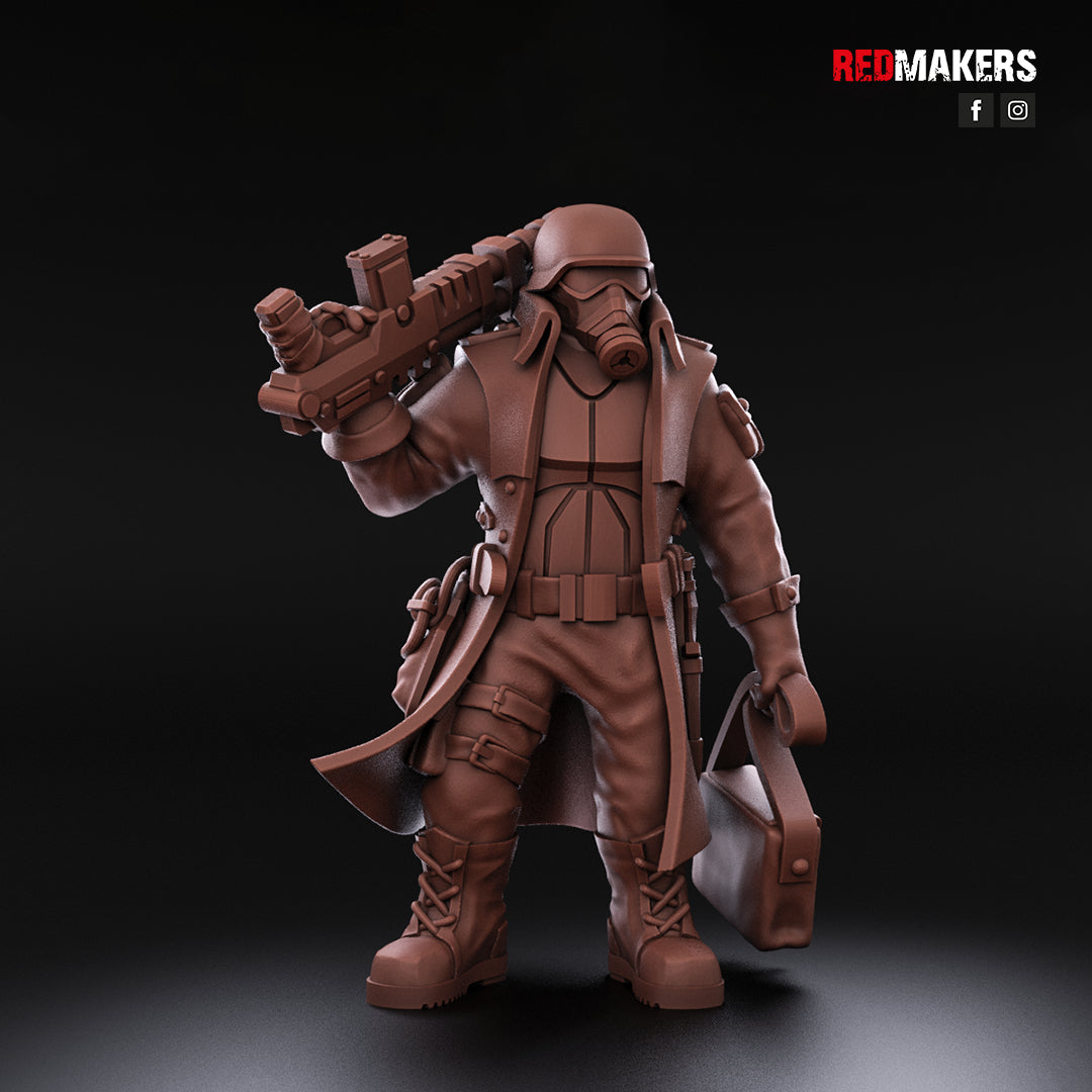 Steel Guard-Command Squad (4-Unit Kit or Single Model) by RedMakers