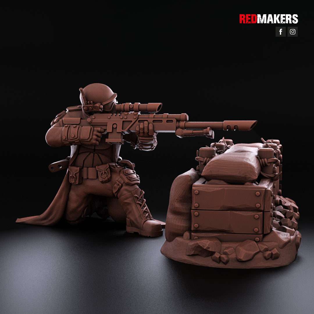 Steel Guard-Snipers (3-Unit Kit or Single Model) by RedMakers