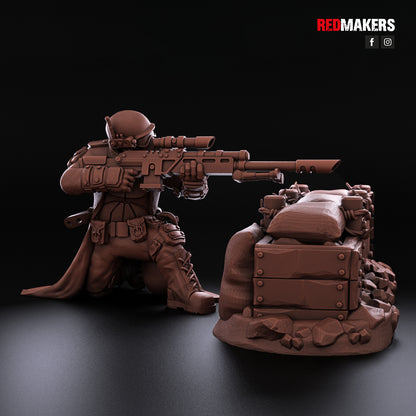 Steel Guard-Snipers (3-Unit Kit or Single Model) by RedMakers