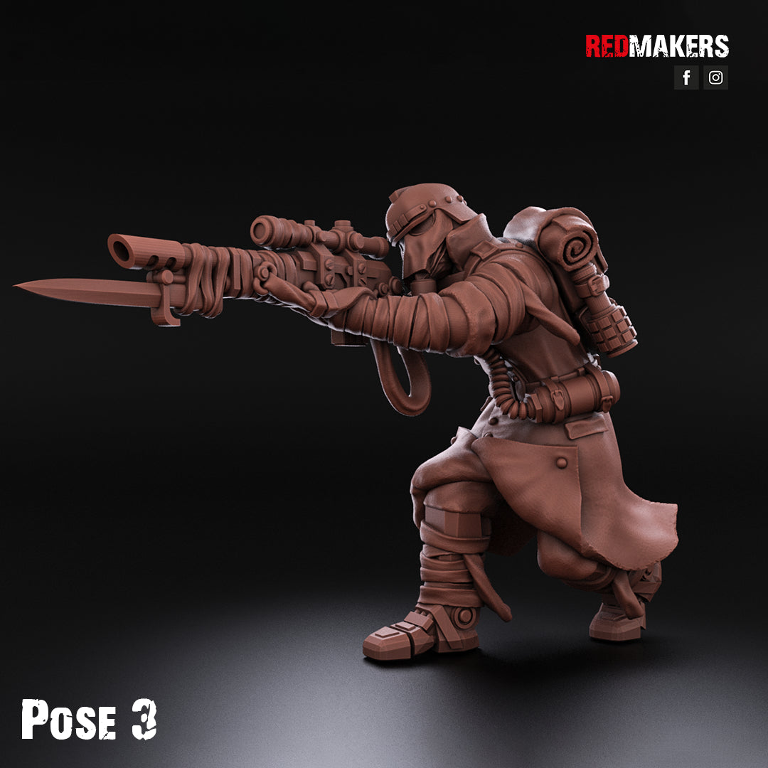 Kill Squad- Death Division- Imperial Force (12-Unit Kit or Single Model) by Adeptus Miniatures