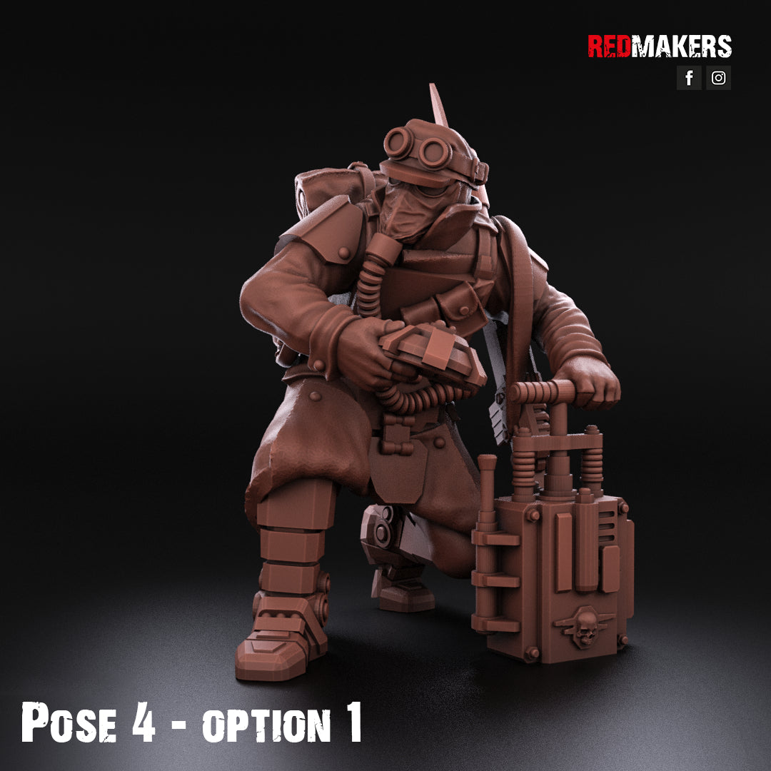Kill Squad- Death Division- Imperial Force (12-Unit Kit or Single Model) by Adeptus Miniatures