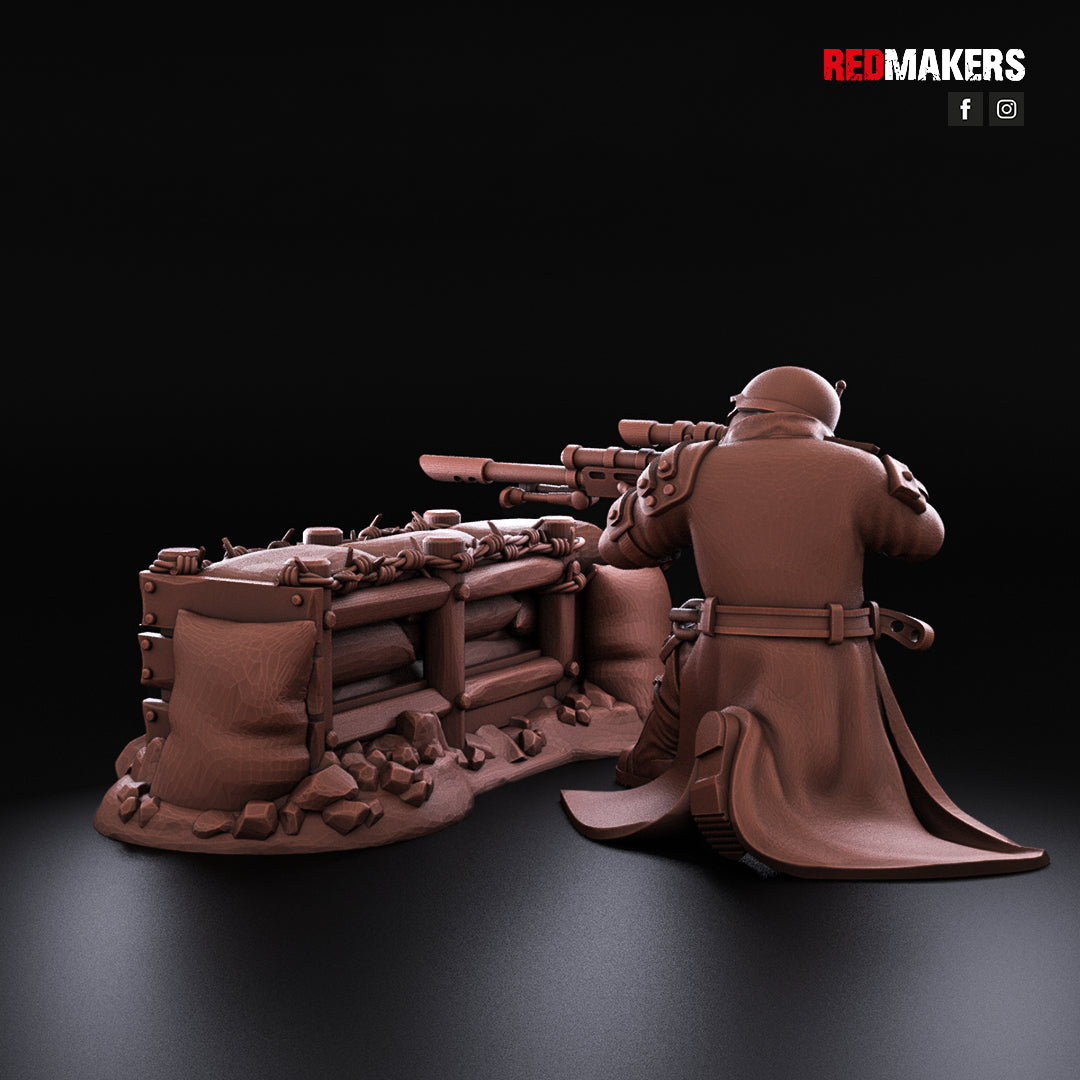 Steel Guard-Snipers (3-Unit Kit or Single Model) by RedMakers