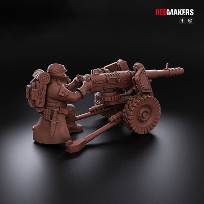 Steel Guard-Heavy Weapons Team (10-Unit Kit or Single Model) by RedMakers