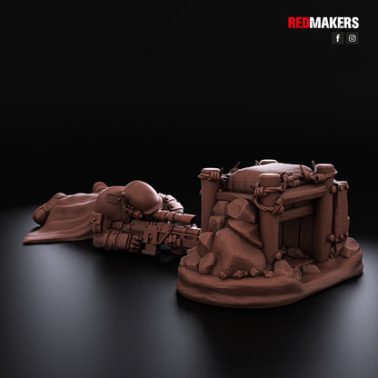 Steel Guard-Snipers (3-Unit Kit or Single Model) by RedMakers