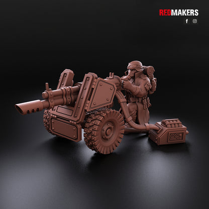 Steel Guard-Heavy Weapons Team (10-Unit Kit or Single Model) by RedMakers