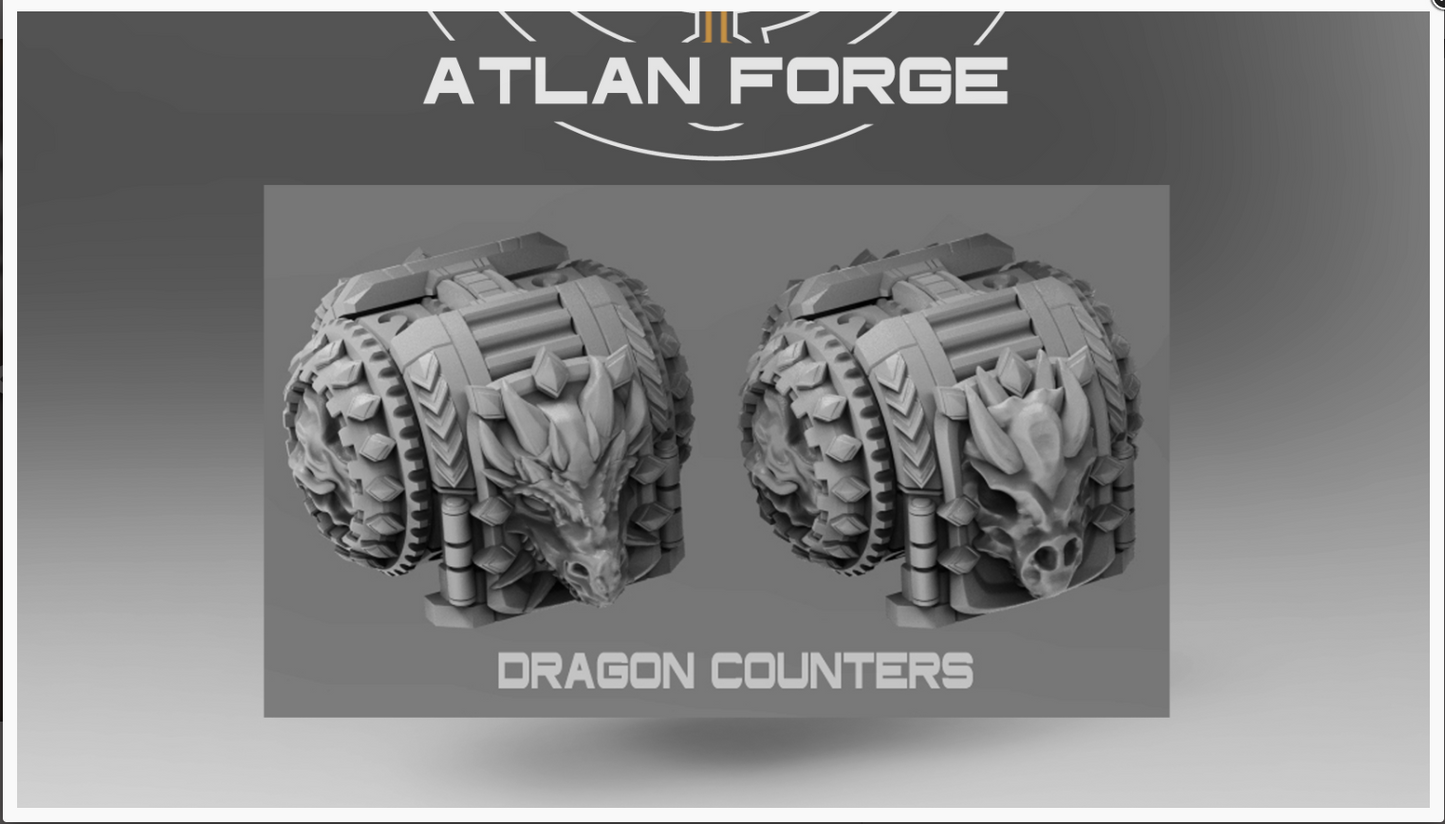 Wound Markers by Atlan Forge (Magnets not included)