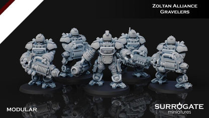 Zoltan Alliance Gravelers (3-Unit Set) by Surrogate Miniatures