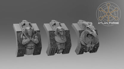 Aegyptian Royal Dreadnought (3 Scaled Options) by Atlan Forge