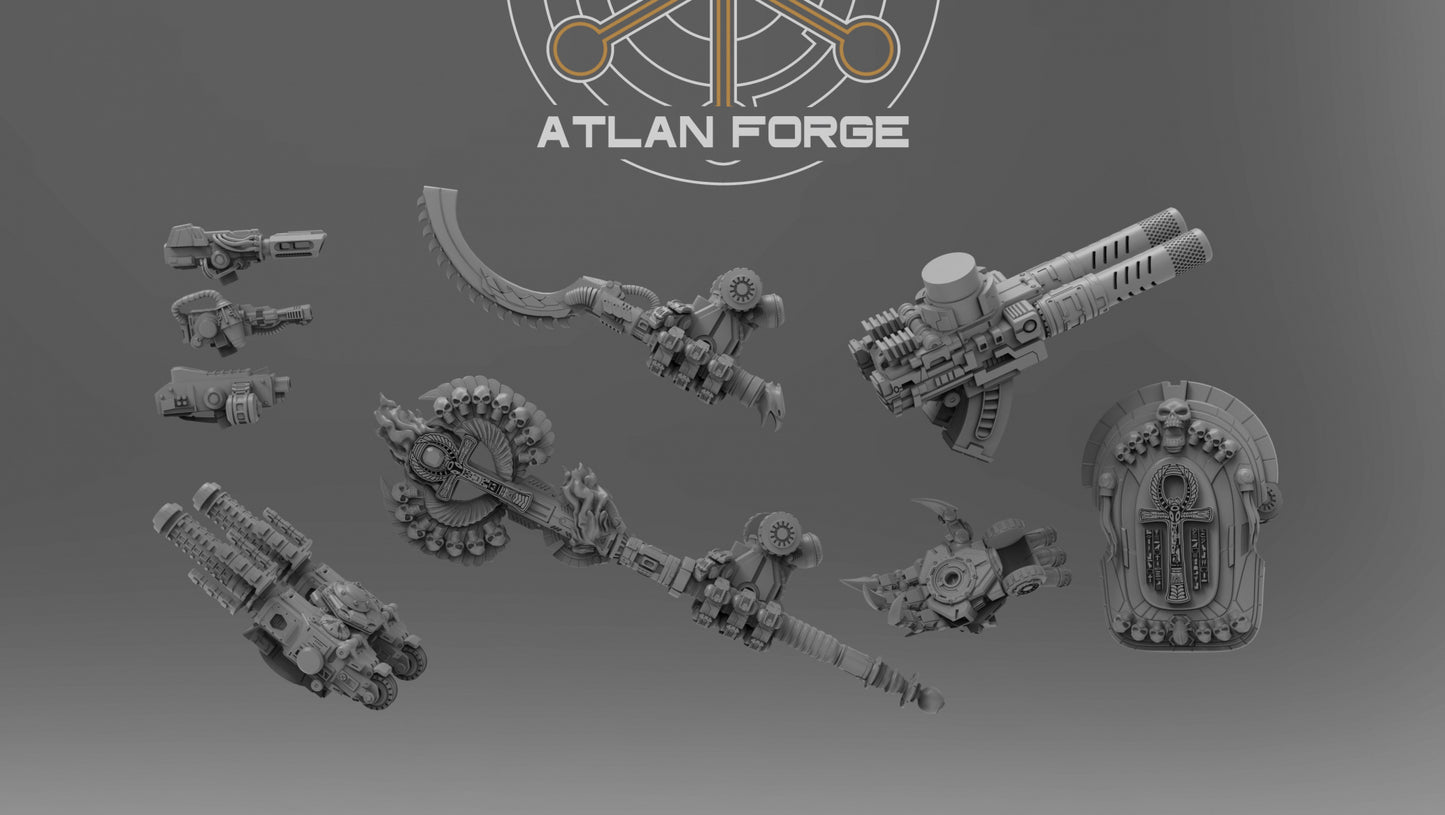 Aegyptian Royal Dreadnought (3 Scaled Options) by Atlan Forge