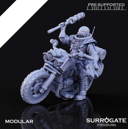 Bio Hackers Bio Riders Vehicle Unit (5-Unit Kit) by Surrogate Miniatures