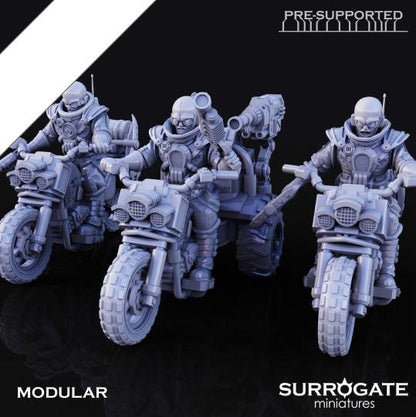 Bio Hackers Bio Riders Vehicle Unit (5-Unit Kit) by Surrogate Miniatures