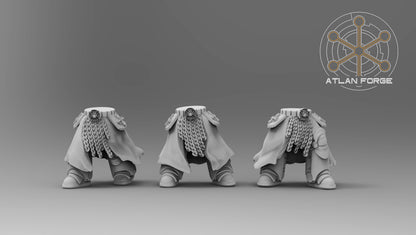 Knights Templar Sergeants (5-Unit Set) by Atlan Forge