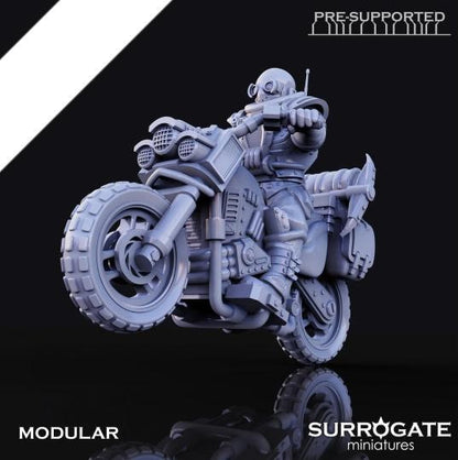 Bio Hackers Bio Riders Vehicle Unit (5-Unit Kit) by Surrogate Miniatures