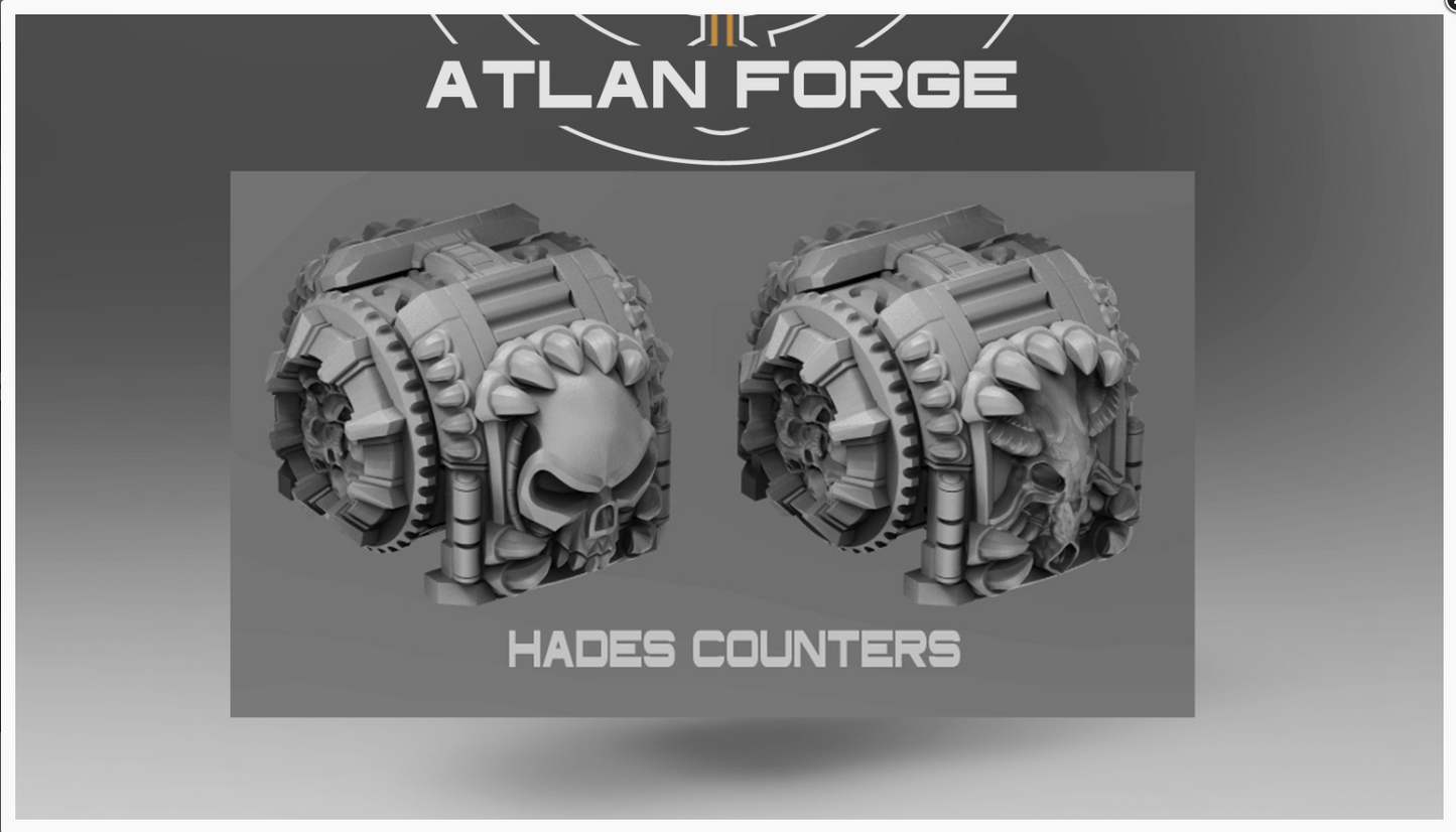 Wound Markers by Atlan Forge (Magnets not included)