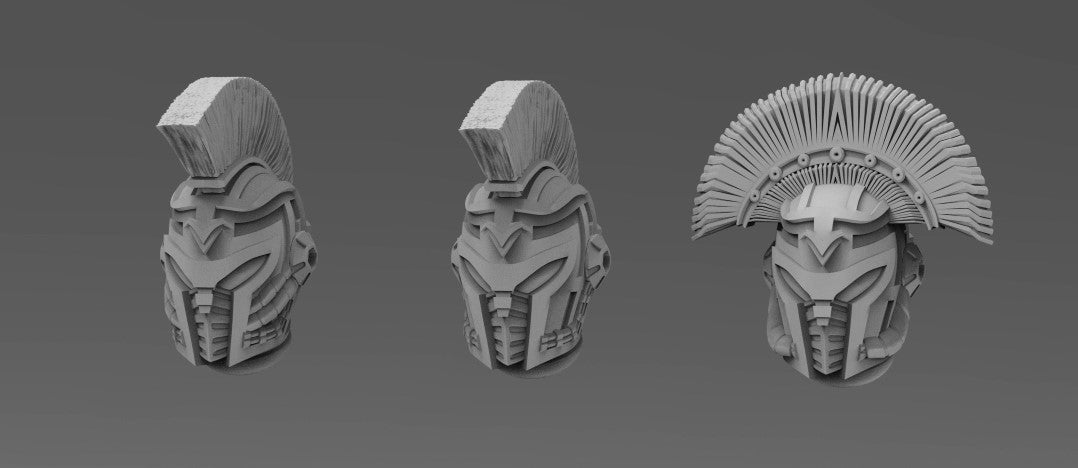 Minoan Heads by Atlan Forge