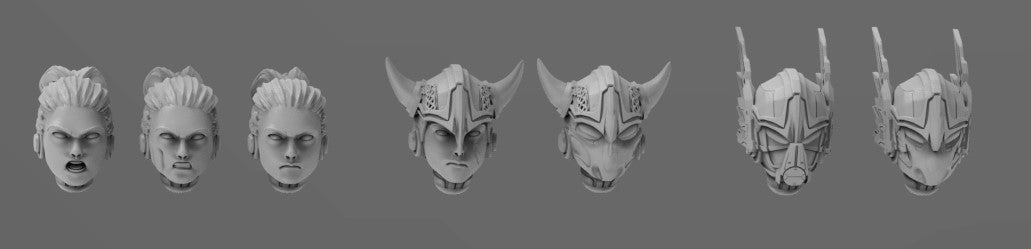 Asgardian Heads by Atlan Forge