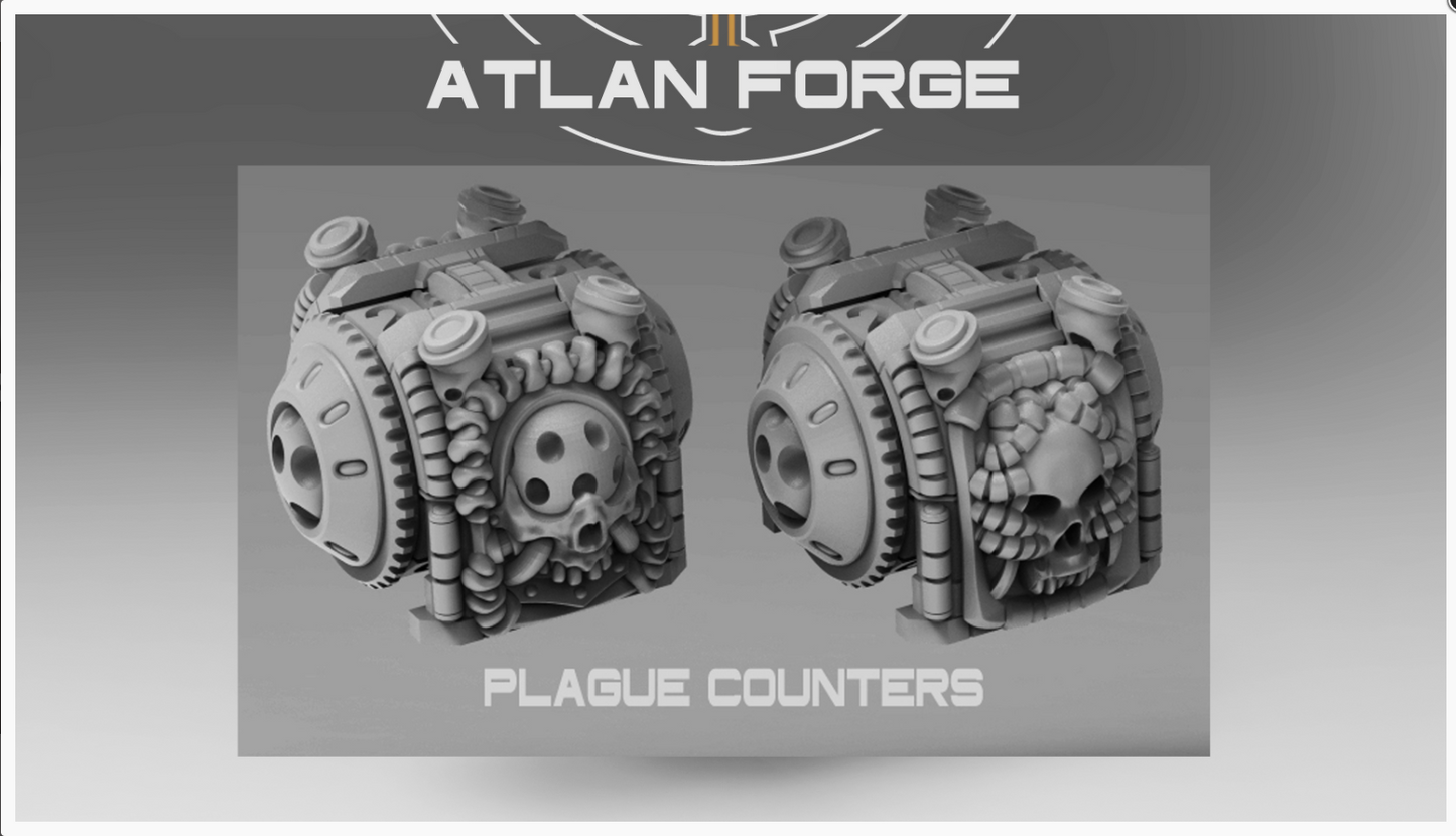 Wound Markers by Atlan Forge (Magnets not included)