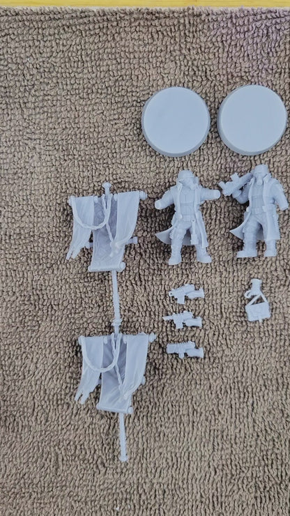 Steel Guard-Command Squad (4-Unit Kit or Single Model) by RedMakers