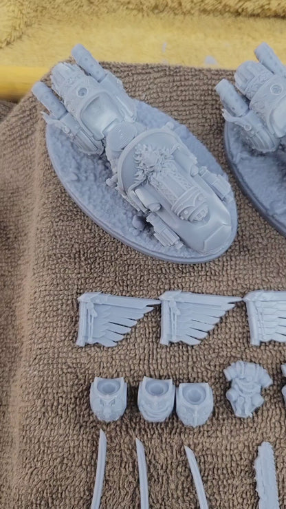 Knights Angelic Bikers (3-Unit Set) by Atlan Forge