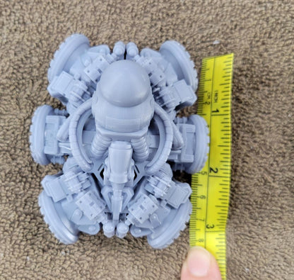 Redemptor- about 80mm long (with no legs)