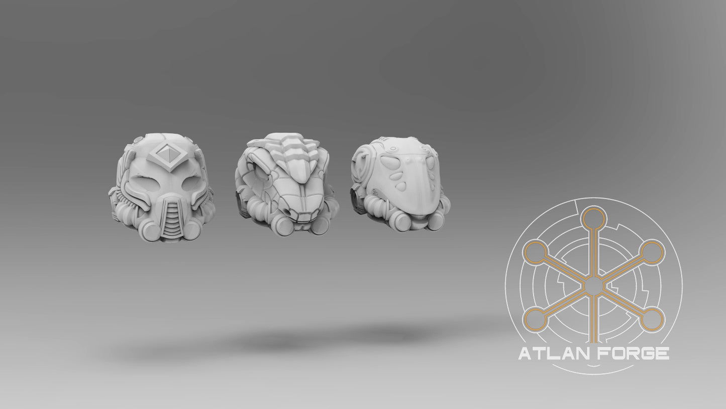 Aegyptian Heads by Atlan Forge