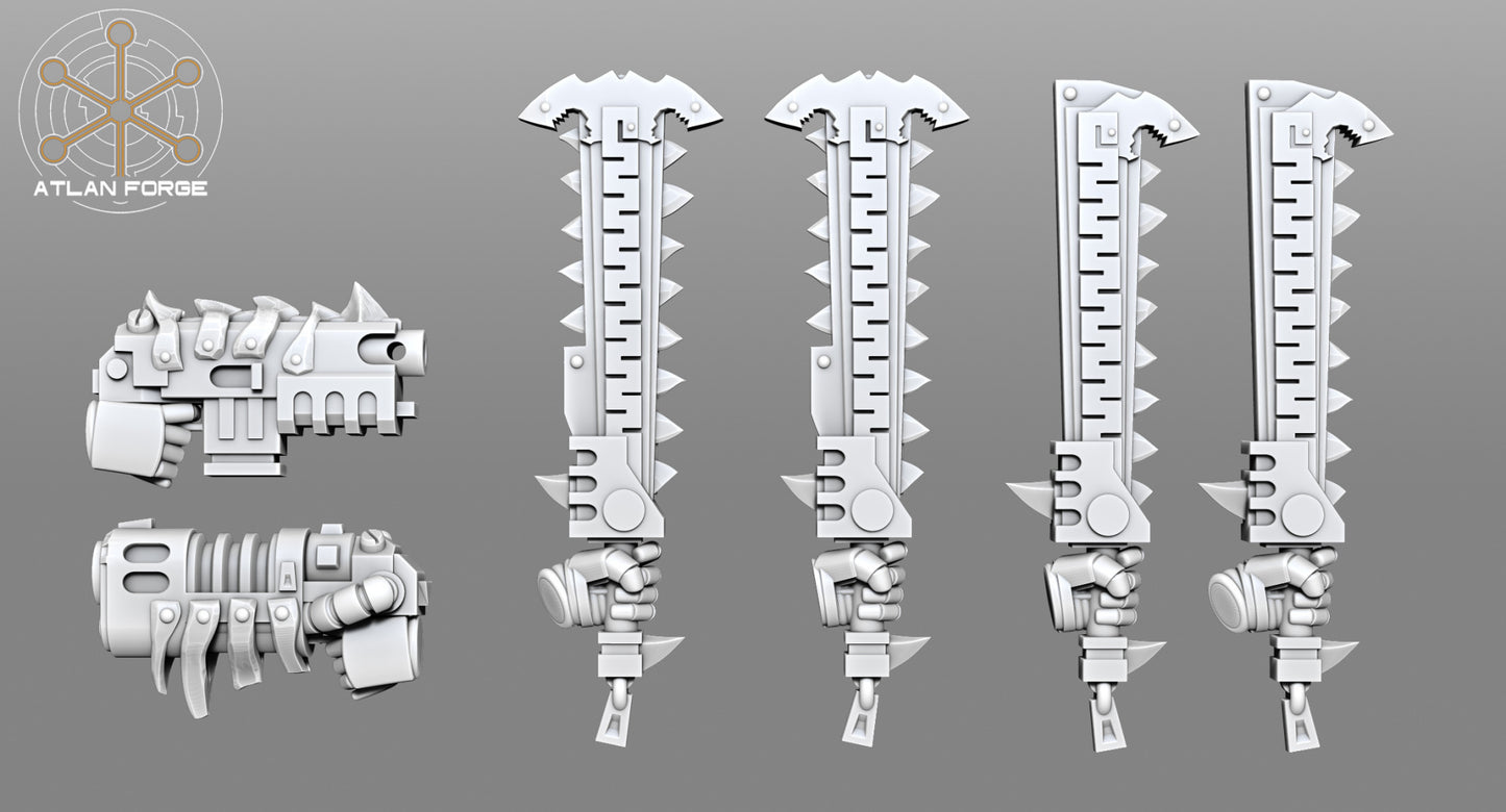 Wai Toa Kaiwawao (Aggressive Mediators)(5-Unit Set) by Atlan Forge