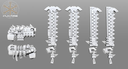 Wai Toa Kaiwawao (Aggressive Mediators)(5-Unit Set) by Atlan Forge