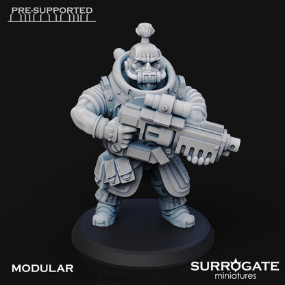 Zoltan Alliance Spec Ops Warriors (5-Unit Set) by Surrogate Miniatures