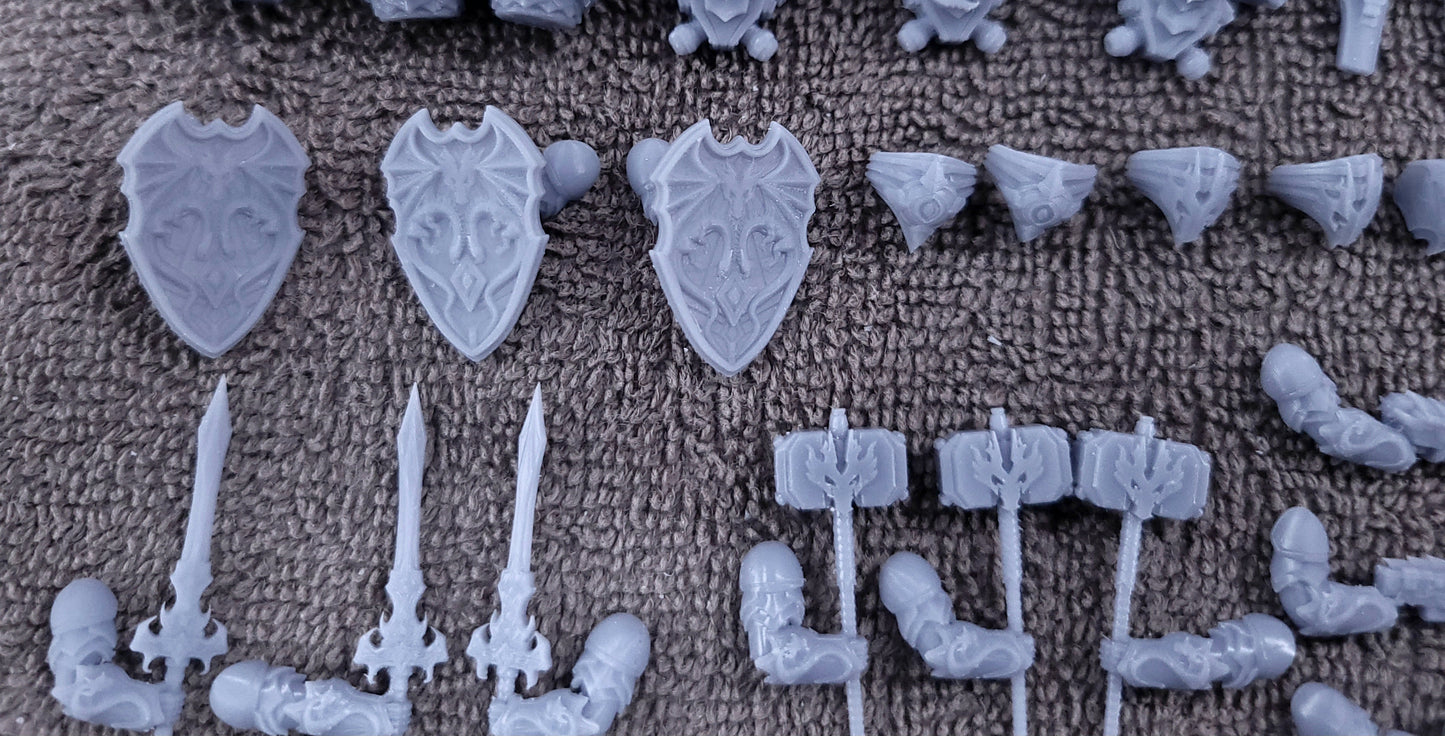 Dragon Knights Veterans (3-Unit Set) by Atlan Forge