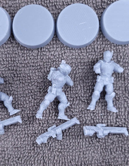 Line Strikers- Kae'ti (5-Unit Kit or Single Model) by Adeptus Miniatures