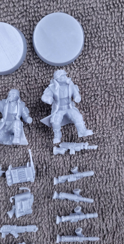 Steel Guard-Command Squad (4-Unit Kit or Single Model) by RedMakers