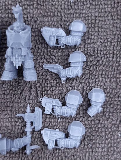 Kill Squad- Heavy Dwarves (11-Unit Kit or Single Model) by Adeptus Miniatures