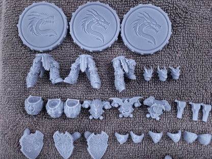 Dragon Knights Veterans (3-Unit Set) by Atlan Forge