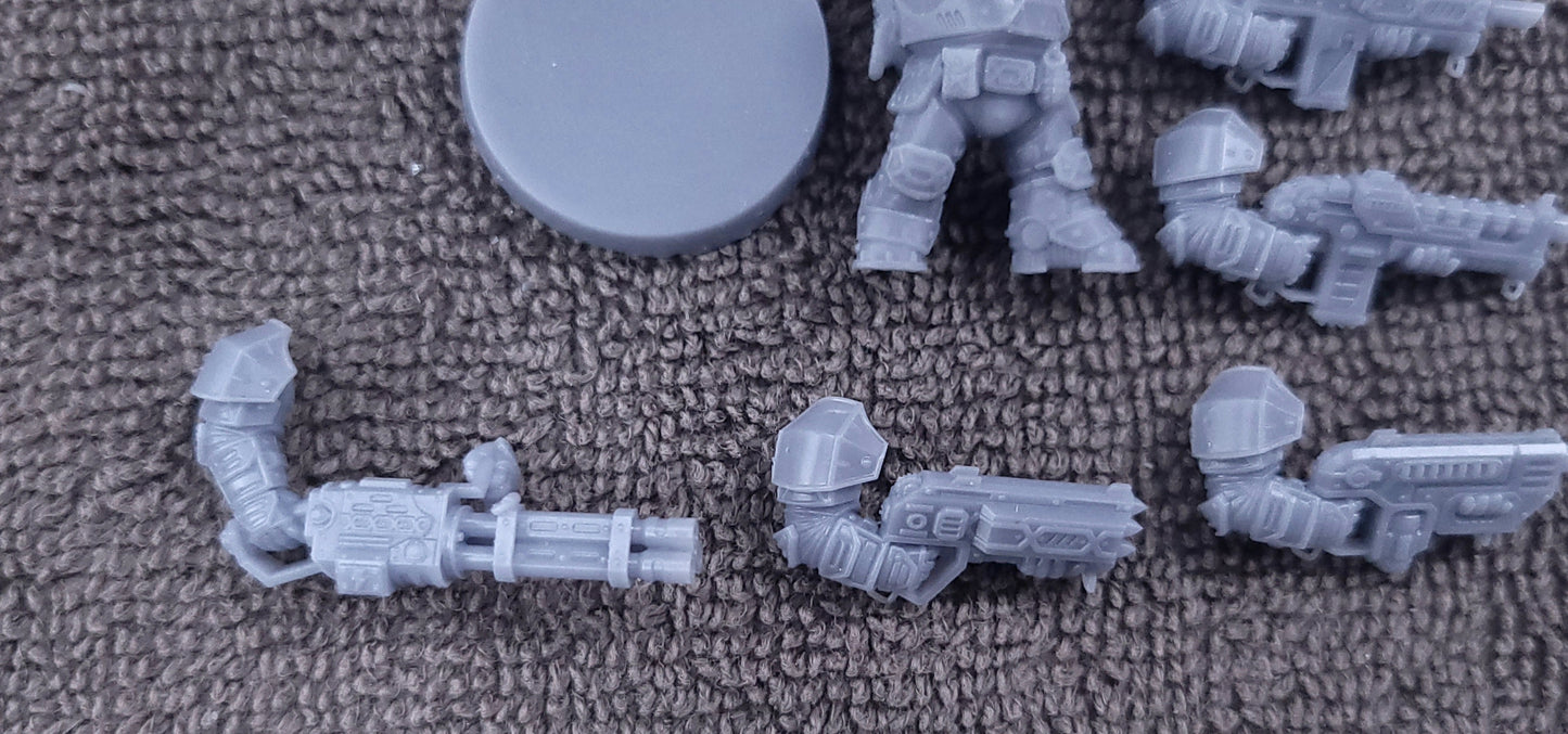 Kill Squad- Heavy Dwarves (11-Unit Kit or Single Model) by Adeptus Miniatures