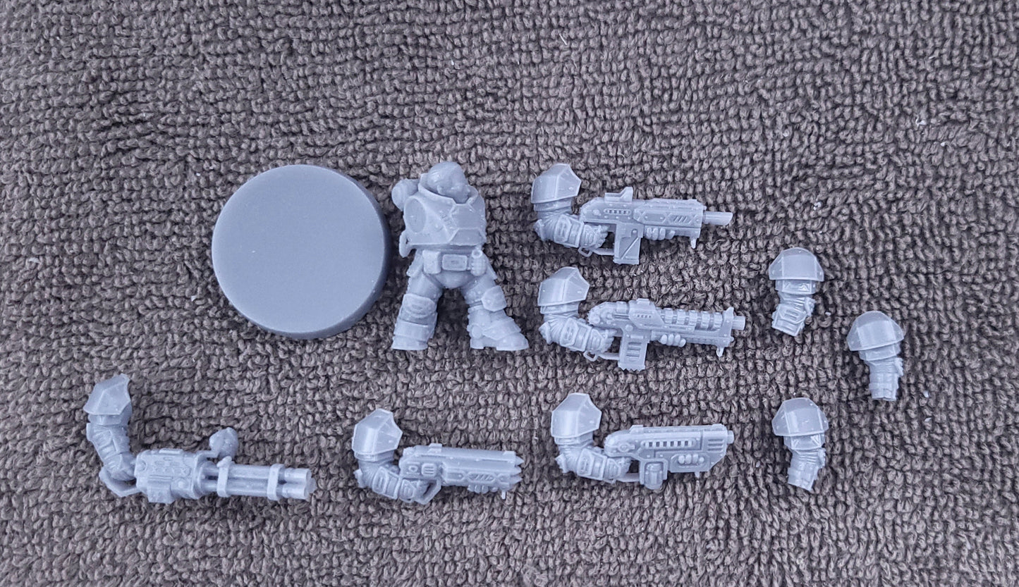 Kill Squad- Heavy Dwarves (11-Unit Kit or Single Model) by Adeptus Miniatures