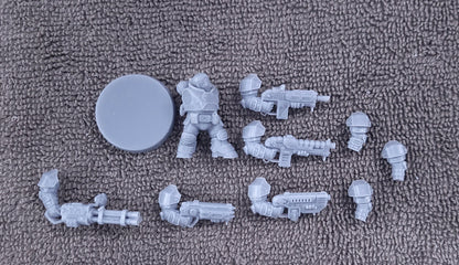 Kill Squad- Heavy Dwarves (11-Unit Kit or Single Model) by Adeptus Miniatures