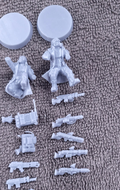 Steel Guard-Command Squad (4-Unit Kit or Single Model) by RedMakers