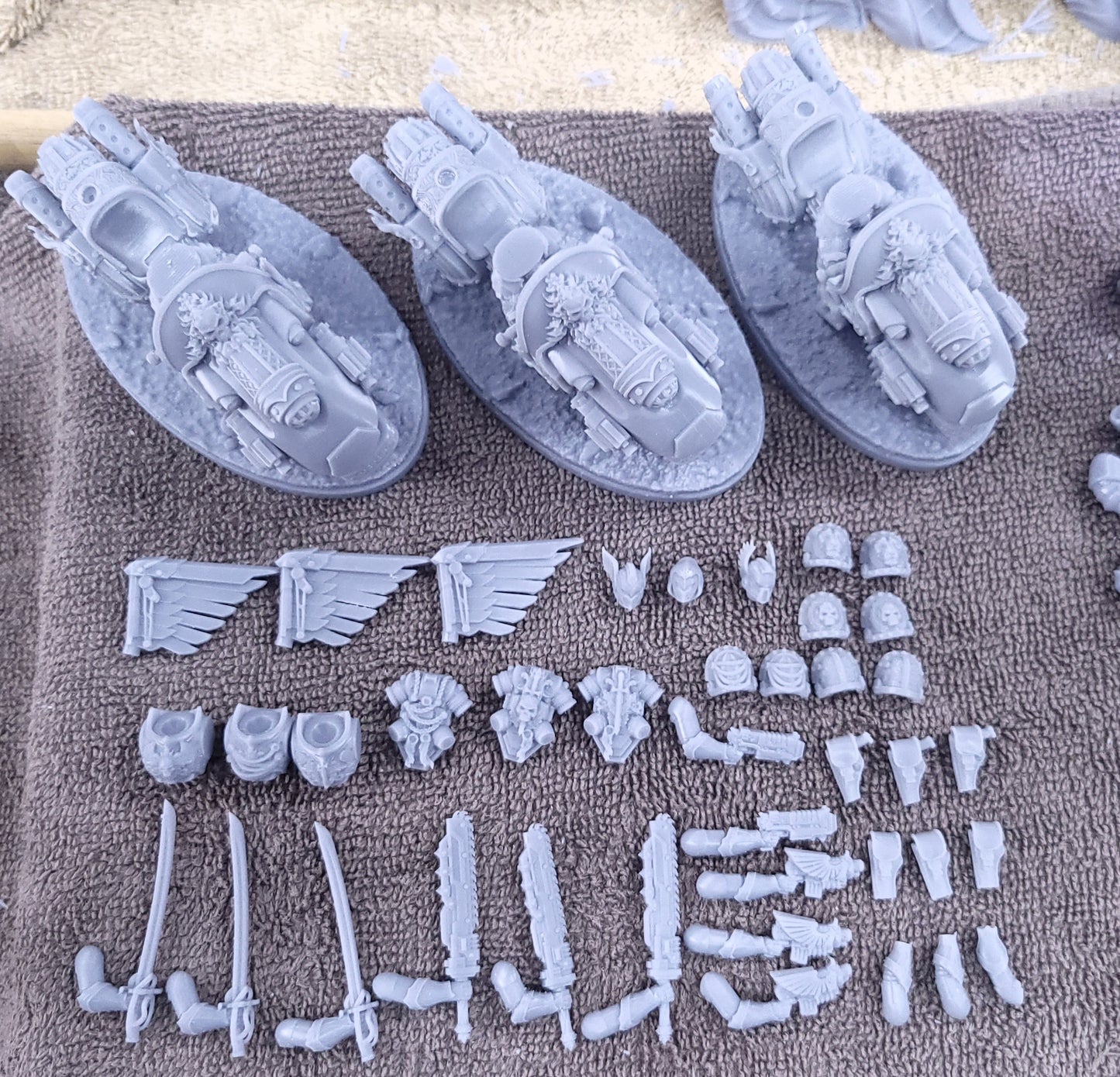 Knights Angelic Bikers (3-Unit Set) by Atlan Forge