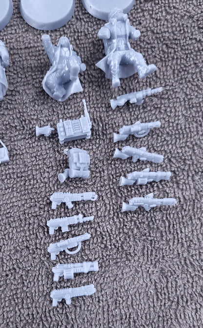 Steel Guard-Command Squad (4-Unit Kit or Single Model) by RedMakers
