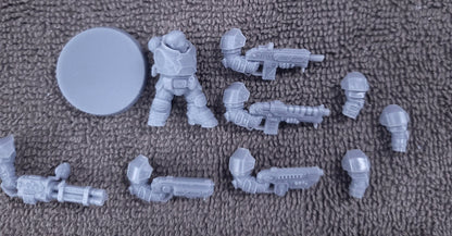 Kill Squad- Heavy Dwarves (11-Unit Kit or Single Model) by Adeptus Miniatures
