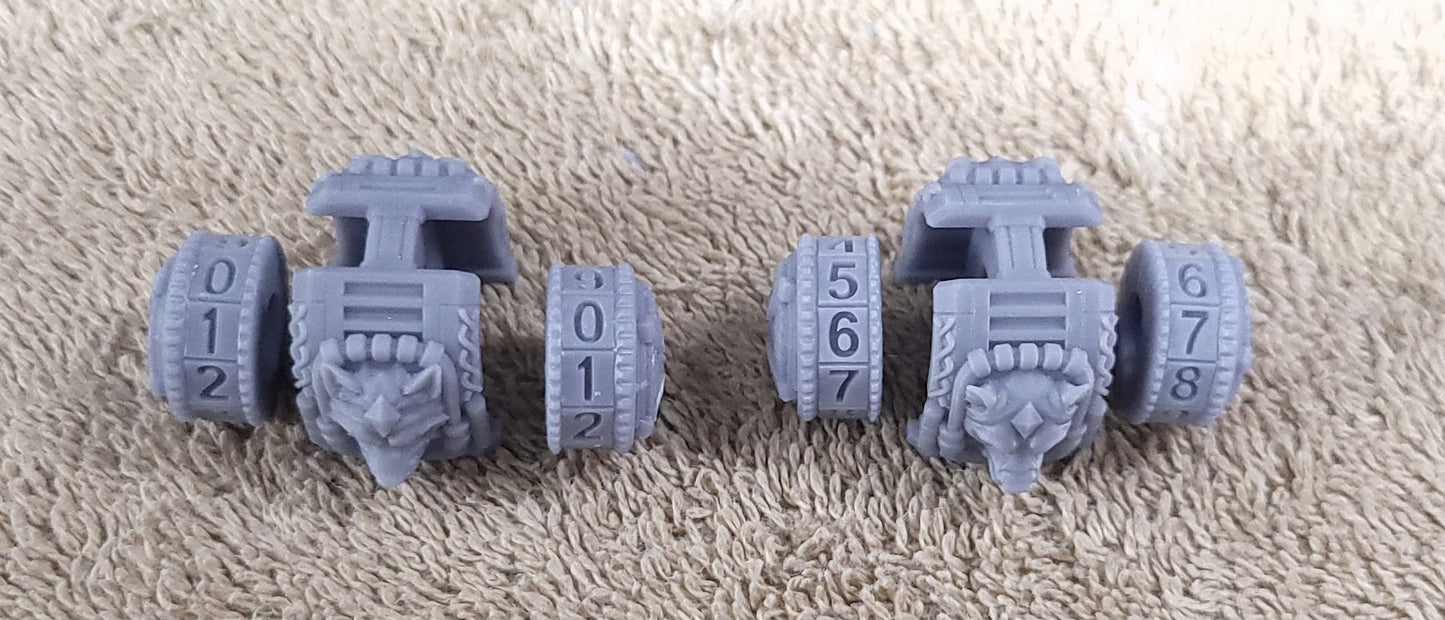 Wound Counters by Atlan Forge (Magnets not included)