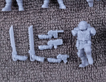 Coldreach Regiment- Squad of the Imperial Force (20-Unit Kit or Single Model) by Adeptus Miniatures