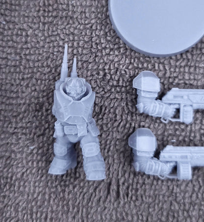 Kill Squad- Heavy Dwarves (11-Unit Kit or Single Model) by Adeptus Miniatures