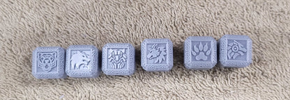 Dice Sets (Regular and Battle-Damaged) by Atlan Forge